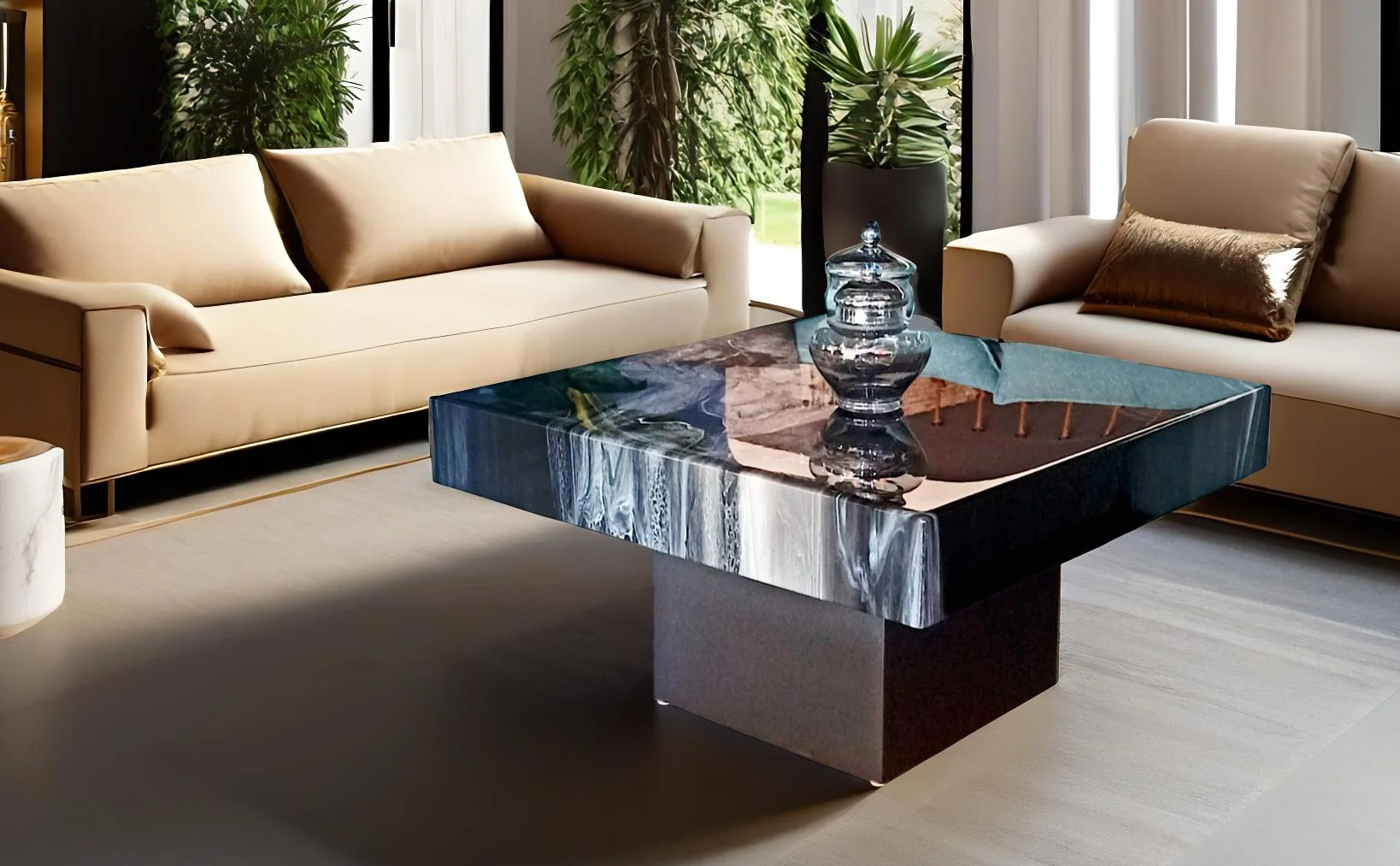 Luxury Τραπεζάκι Σαλονιού Marblette 14266 Luxury Τραπεζάκι Σαλονιού Marblette 14266