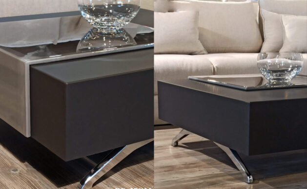 Luxury Τραπεζάκι Σαλονιού Obsidian 14287