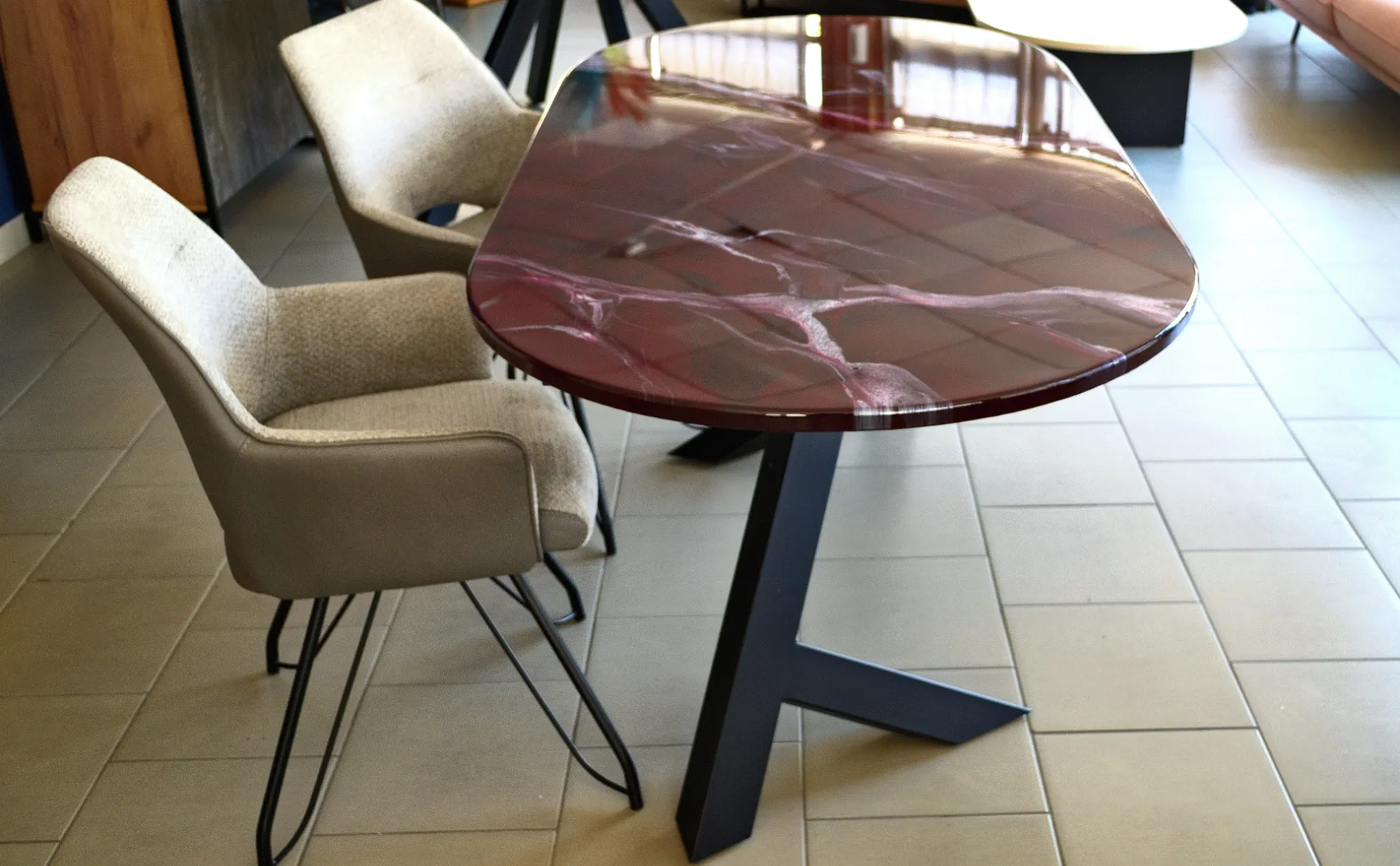 Luxury Τραπεζαρία Crimson Oval 18199 Luxury Τραπεζαρία Crimson Oval 18199