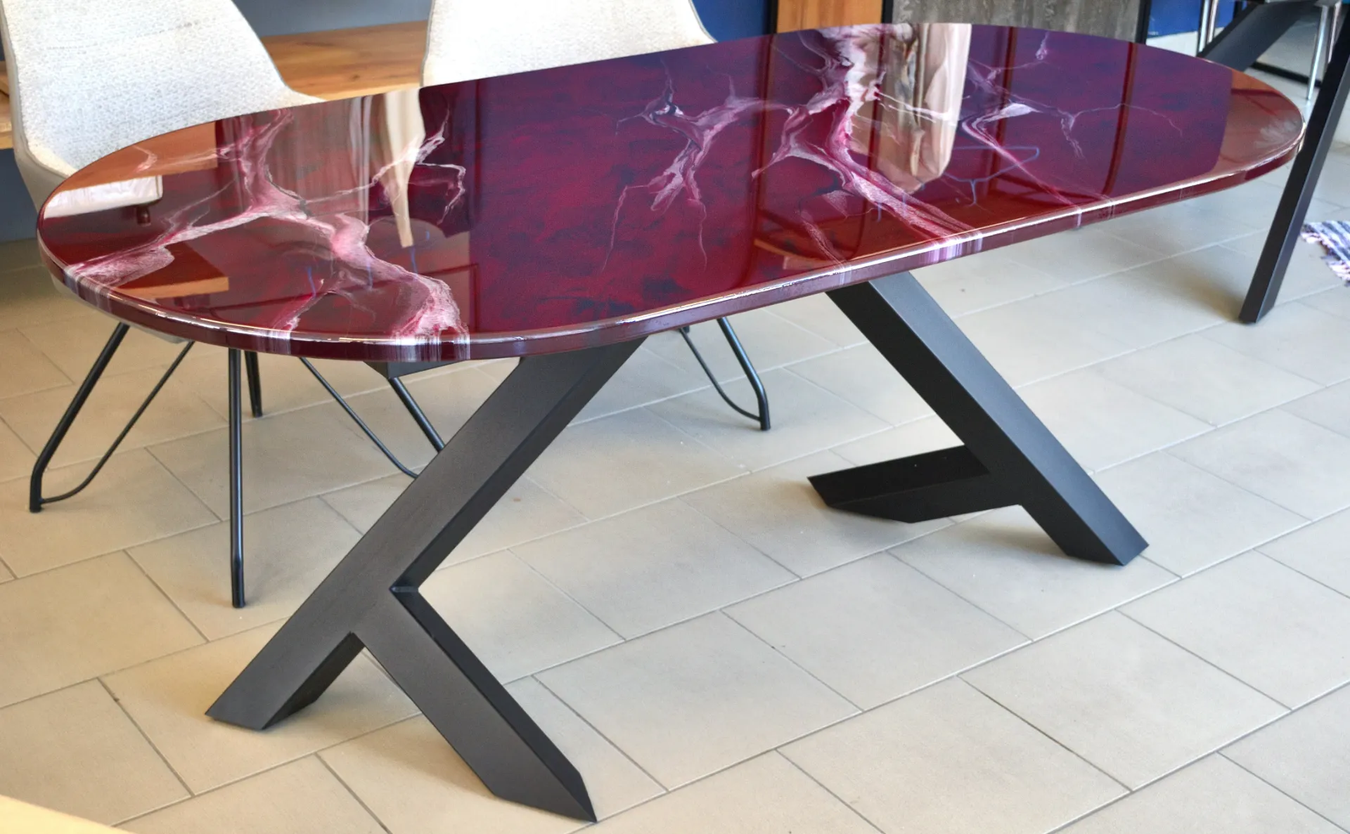 Luxury Τραπεζαρία Crimson Oval 18199 Luxury Τραπεζαρία Crimson Oval 18199