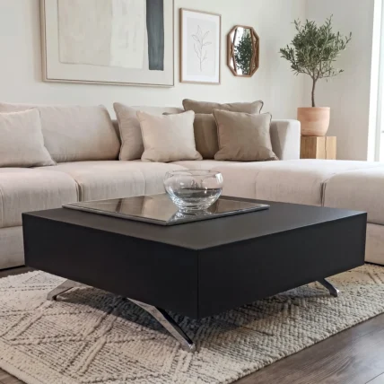 Luxury Τραπεζάκι Σαλονιού Obsidian 14287