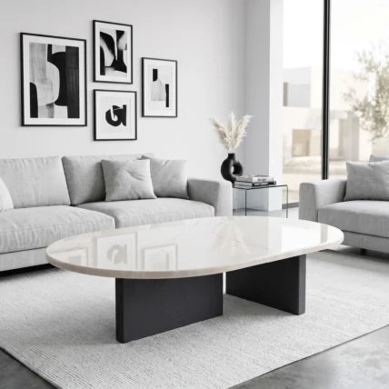 Luxury Τραπεζάκι Σαλονιού Ovale 14301